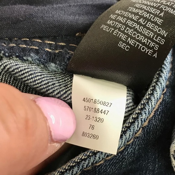 White House Black Market Women's Jeans The Boot Denim Pants Boho Rhinestones 4 - Picture 7 of 8